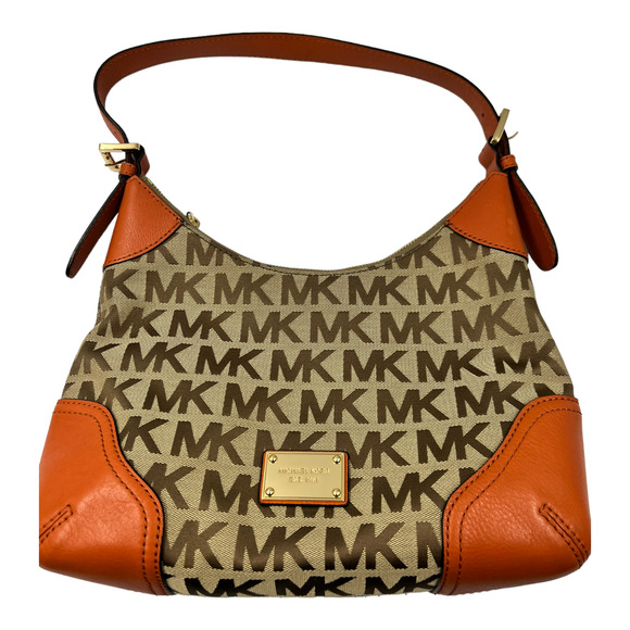 Michael Kors Bags Michael Kors Signature Burnt Orange And Tan
